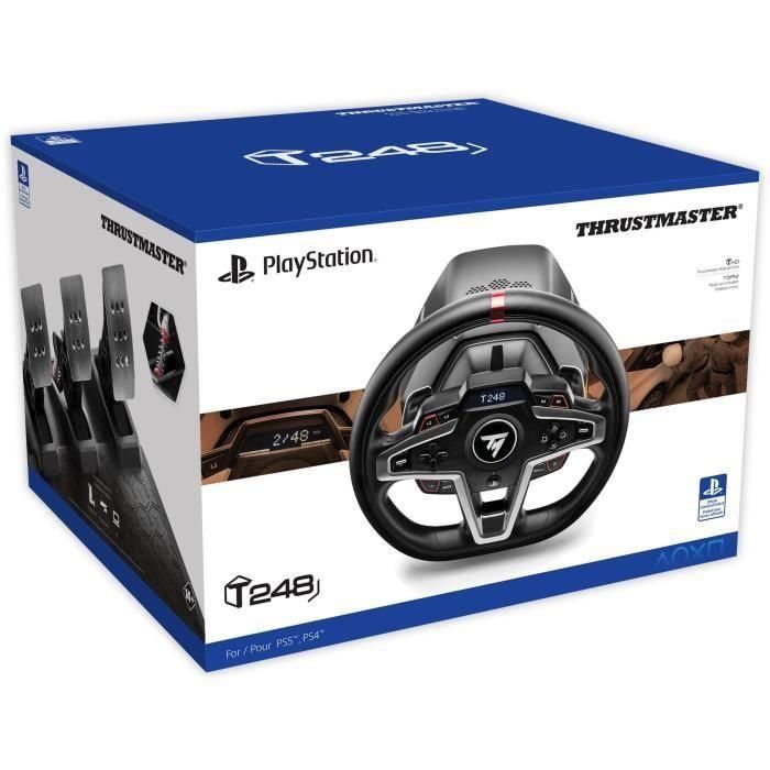 Thrustmaster Volante + Pedales T248 para Ps5 / Ps4 / Pc 3