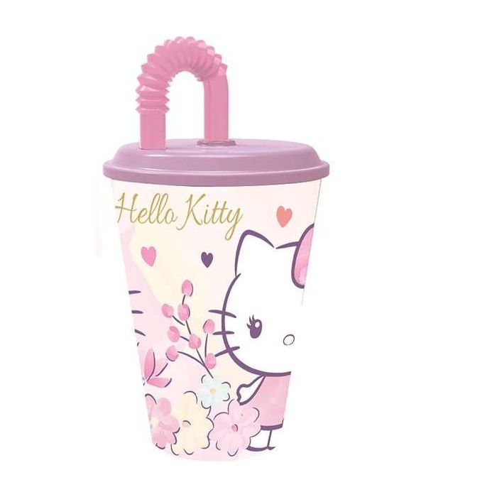 Vaso caña easy hello kitty 430 ml Vaso caña easy hello kitty 430 ml