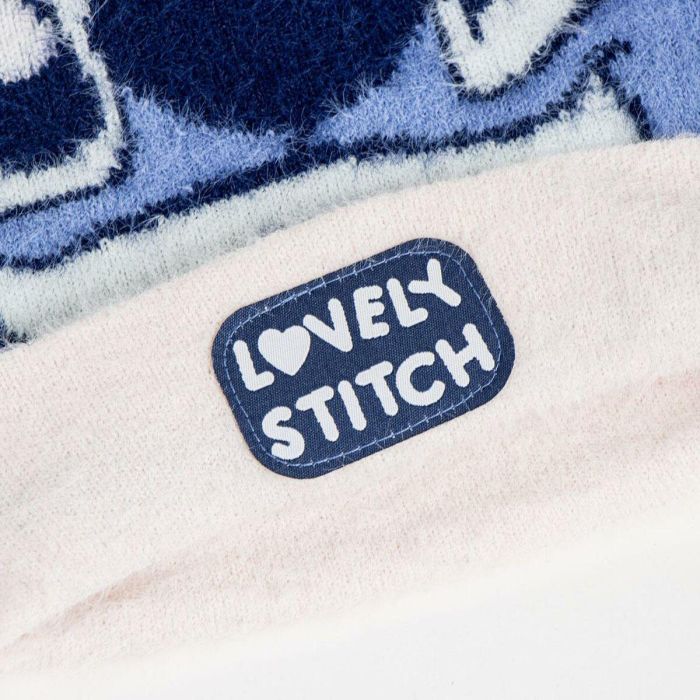 Cerdá tu:t.unica Gorro de punto infantil con aplicaciones de Stitch, azul, talla única, edad recomendada 3+ años Cerdá tu:t.unica Gorro de punto infantil con aplicaciones de Stitch, azul, talla única, edad recomendada 3+ años