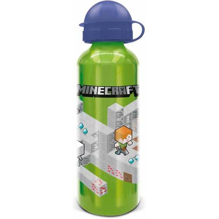 Botella de aluminio alta minecraft isometric 530 ml