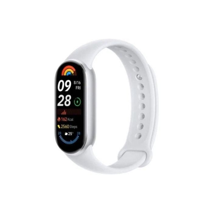Xiaomi BHR8340GL Pulsera Smart Band 9 Plata Glaciar AMOLED 1.62'' 1200 nits 21 días Batería 5 ATM 150+ Modos Deportivos Xiaomi BHR8340GL Pulsera Smart Band 9 Plata Glaciar AMOLED 1.62'' 1200 nits 21 días Batería 5 ATM 150+ Modos Deportivos