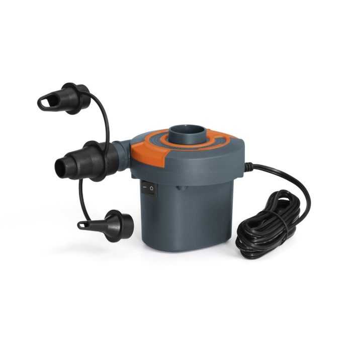 Bomba de aire eléctrica BESTWAY Sidewinder, conexión a la red y mechero - 490 L / mn 6 Bomba de aire eléctrica BESTWAY Sidewinder, conexión a la red y mechero - 490 L / mn 6