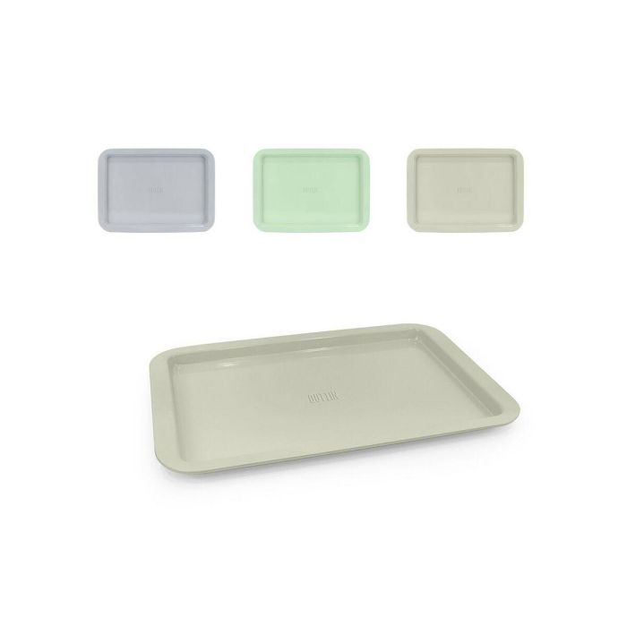 Bandeja de desayuno Quttin Metal 38 x 27 x 2 cm (12 Unidades) 3