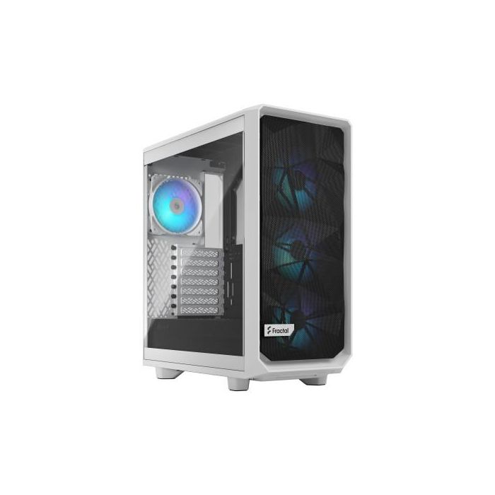 Fractal Design Meshify 2 Compact RGB Blanco - Torre PC ATX, RGB, Ventiladores 3x120mm, FD-C-MES2C-08 0 Fractal Design Meshify 2 Compact RGB Blanco - Torre PC ATX, RGB, Ventiladores 3x120mm, FD-C-MES2C-08 0