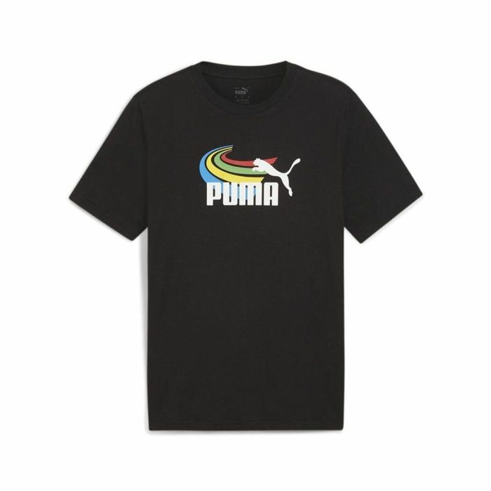 Camiseta de Manga Corta Hombre Puma GRAPHICS Summer Negro S 0 Camiseta de Manga Corta Hombre Puma GRAPHICS Summer Negro S 0