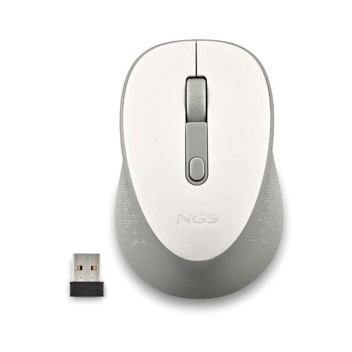 Ratón NGS DEWWHITE Blanco 1600 dpi 3 Ratón NGS DEWWHITE Blanco 1600 dpi 3