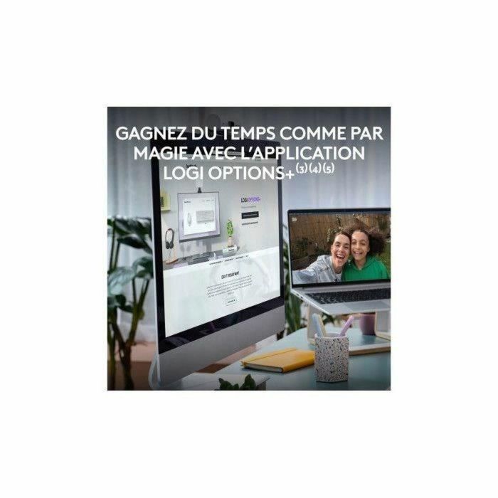 Teclado y Ratón Logitech Blanco Francés Azerty Francés 6