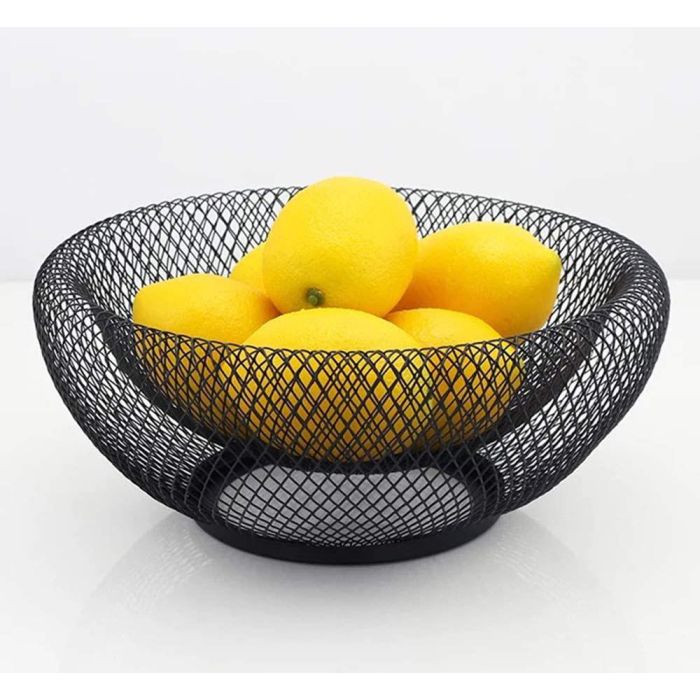 Cesta de metal para fruta 25x11 cm - Confortime (6 Unidades) 6 Cesta de metal para fruta 25x11 cm - Confortime (6 Unidades) 6