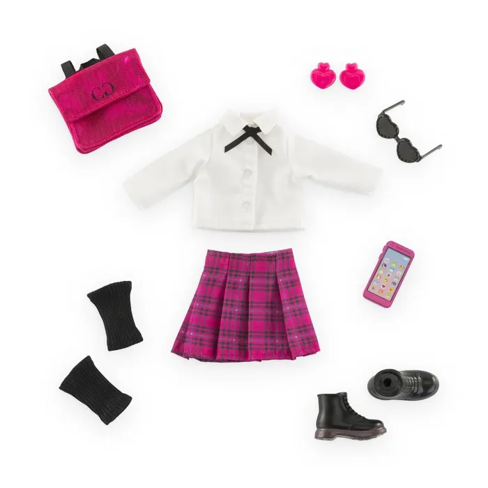 Corolle Vestidor de colegio inglés con 8 accesorios - COR1717690564988 - A partir de 4 años 2