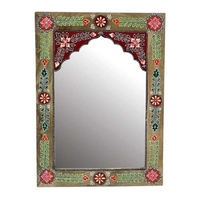 Espejo de pared DKD Home Decor Multicolor Floral 41 x 2 x 56 cm Espejo de pared DKD Home Decor Multicolor Floral 41 x 2 x 56 cm