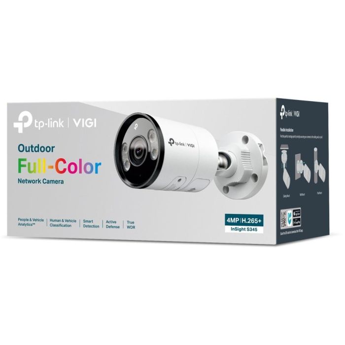TP-Link Omada S345 Cámara IP Bullet 4MP Lente 6mm para Exterior IP67 con Visión Nocturna y WDR 3