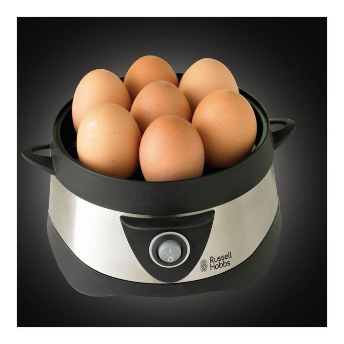 Russell Hobbs 14048-56 Cocedor para 7 Huevos Cook@Home Acero Inoxidable y Negro
