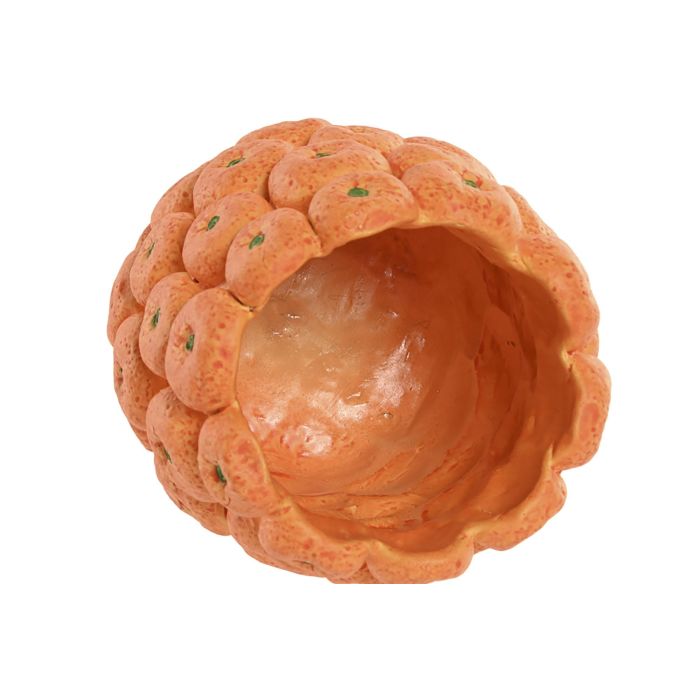 Jarron Tropical DKD Home Decor Naranja 17 x 20 x 17 cm (4 Unidades) 2 Jarron Tropical DKD Home Decor Naranja 17 x 20 x 17 cm (4 Unidades) 2