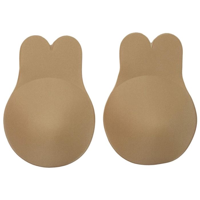 Cosmetic Club Sujetador Adhesivo Push-Up Invisible para Escotes Pronunciados Negro/Beige Tallas A/B/C 1