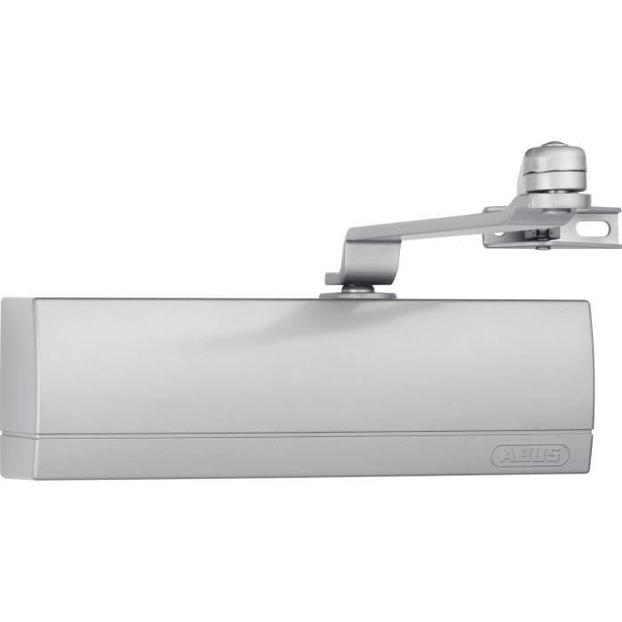 Abus AC6124 S Cierrapuertas, Cierre Silencioso y Seguro para Oficinas y Viviendas, Ajustable, hasta 1,10m y 80kg 1