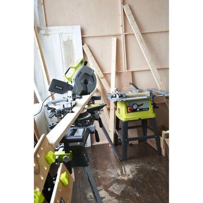 Sierra ingletadora radial RYOBI de 1200 vatios 2 Sierra ingletadora radial RYOBI de 1200 vatios 2