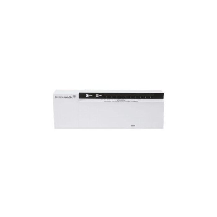 Homematic IP 142981A0 Regulador de temperatura de 10 canales, 230V, para suelo radiante, IP20, blanco