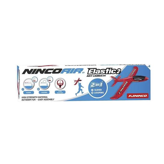 Avión planeador elastic 2 con lanzador incluido.38 cm 1 Avión planeador elastic 2 con lanzador incluido.38 cm 1