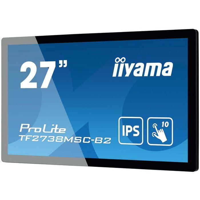 iiyama TF2738MSC-B2 Monitor Táctil de 27 Pulgadas Full HD LED IPS con HDMI, DVI y DisplayPort 2 iiyama TF2738MSC-B2 Monitor Táctil de 27 Pulgadas Full HD LED IPS con HDMI, DVI y DisplayPort 2