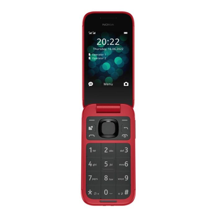 Nokia 2660 FLIP RD Teléfono Móvil Plegable Rojo, Pantalla y Botones Grandes, Batería Larga, Botón Emergencia, HAC. 7 Nokia 2660 FLIP RD Teléfono Móvil Plegable Rojo, Pantalla y Botones Grandes, Batería Larga, Botón Emergencia, HAC. 7