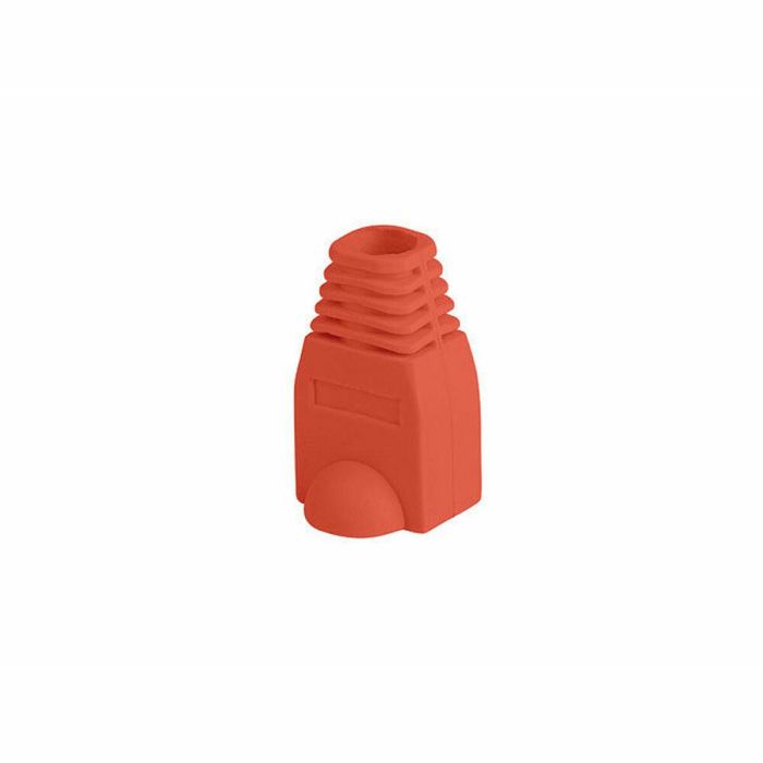 Lanberg PLB-1000-R Funda Sujetacables Roja de PVC, Paquete de 100 Unidades