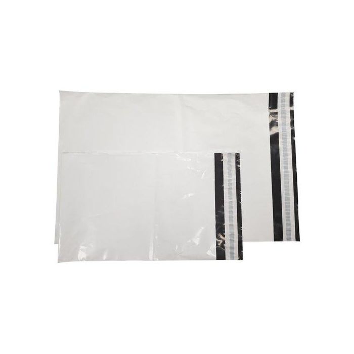 Bolsa Courier Plastico 70% Reciclado Sin Imprimir 400X500 Mm Paquete De 100