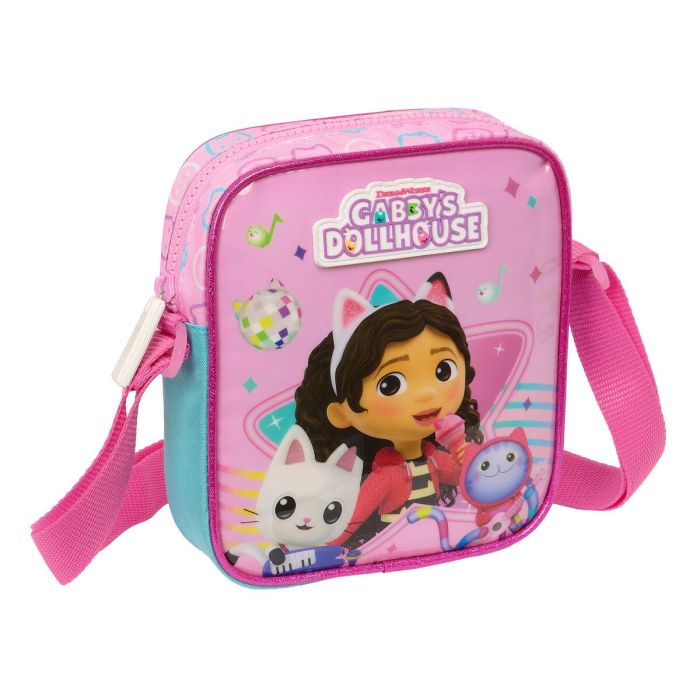 Bolso Bandolera Gabby's Dollhouse Party Rosa 16 x 18 x 4 cm Bolso Bandolera Gabby's Dollhouse Party Rosa 16 x 18 x 4 cm