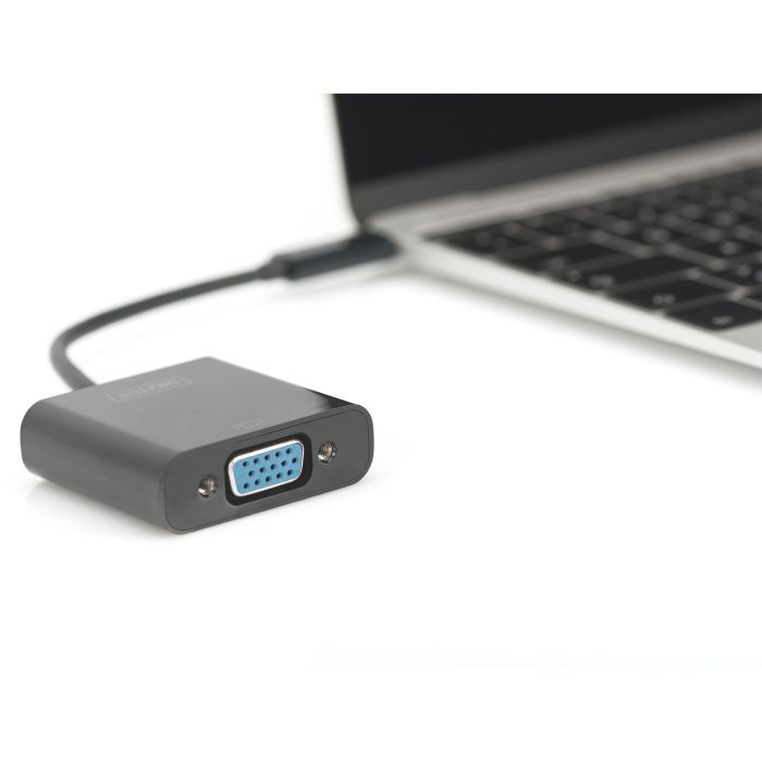 Adaptador USB C a VGA Digitus by Assmann DA-70853 1 Adaptador USB C a VGA Digitus by Assmann DA-70853 1