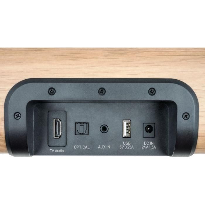 Thomson SB402BT Barra de sonido Bluetooth 5.0 USB Acabado madera 4 Thomson SB402BT Barra de sonido Bluetooth 5.0 USB Acabado madera 4