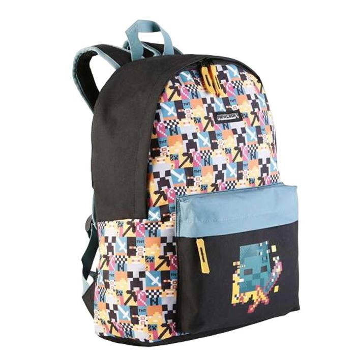 Mochila americano minecraft pixel 42 x 31 x 13,5 cm. 1 Mochila americano minecraft pixel 42 x 31 x 13,5 cm. 1