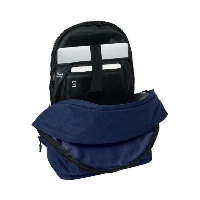 Safta Mochila Doble para Portátil 15,6" + USB Munich Básicos Marino 31x44x18 cm 9 Safta Mochila Doble para Portátil 15,6" + USB Munich Básicos Marino 31x44x18 cm 9
