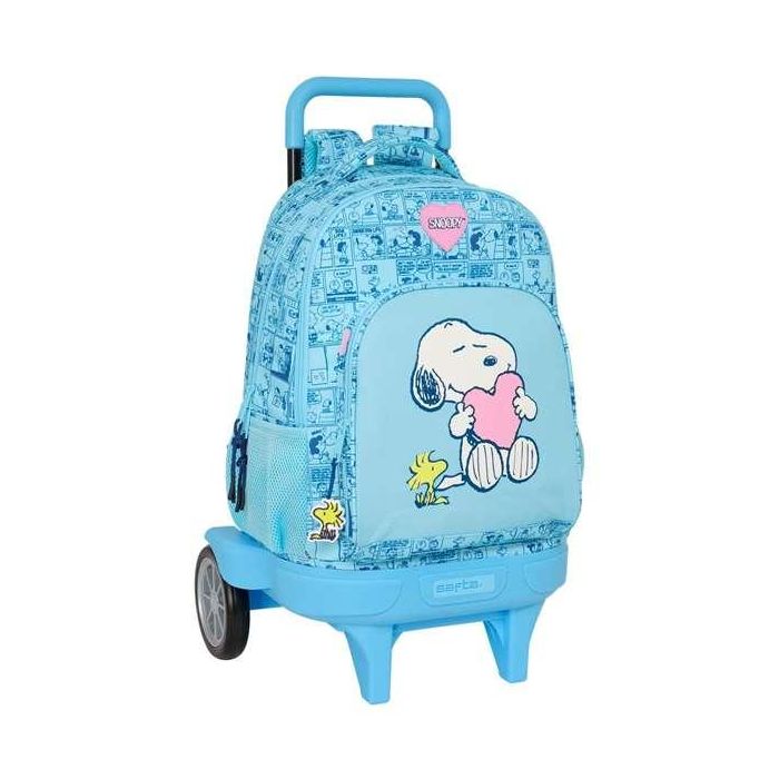 Safta Mochila grande con ruedas Compact Evolution extraíble Snoopy Love 450x330x220 mm 0 Safta Mochila grande con ruedas Compact Evolution extraíble Snoopy Love 450x330x220 mm 0