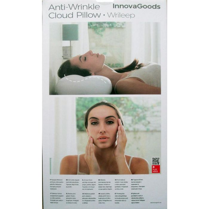 Almohada Nube 3D Antiarrugas Wrileep InnovaGoods 13 Almohada Nube 3D Antiarrugas Wrileep InnovaGoods 13