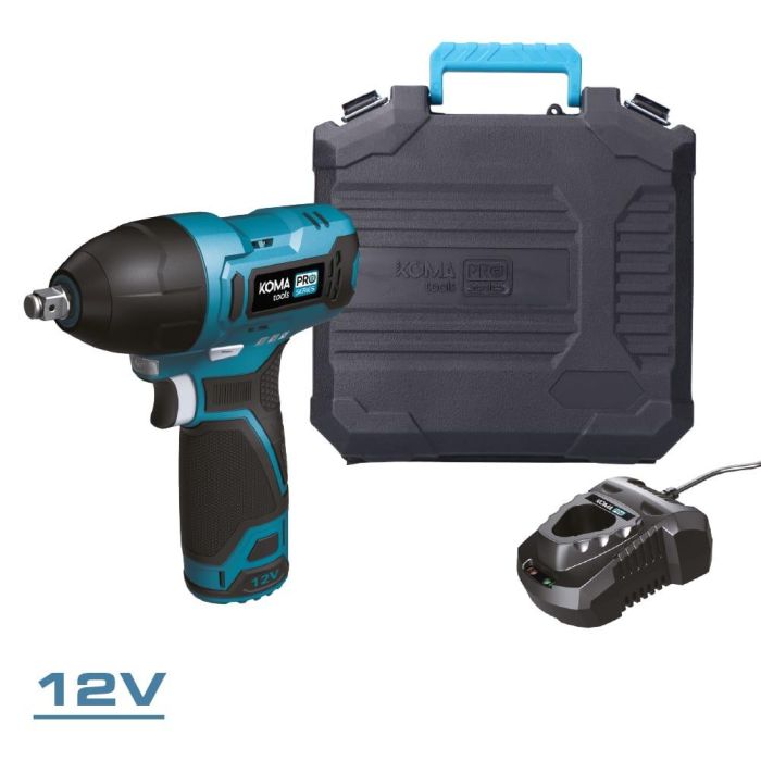 Kit maletín llave de impacto 12 v con accesorios, bateria y cargador 1 Kit maletín llave de impacto 12 v con accesorios, bateria y cargador 1