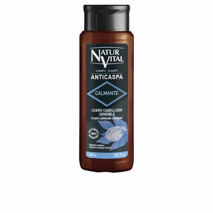 Natur Vital Champú Anticaspa Calmante para Cuero Cabelludo Sensible Hombre 300 ml Natur Vital Champú Anticaspa Calmante para Cuero Cabelludo Sensible Hombre 300 ml