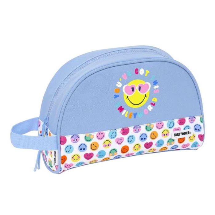 Safta Neceser Adaptable a Carro Reciclado Colección Smiley World Joyful 180x280x100 mm Safta Neceser Adaptable a Carro Reciclado Colección Smiley World Joyful 180x280x100 mm