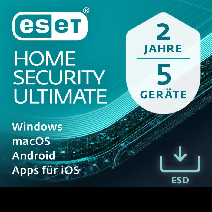 ESET Home Security Ultimate - 5 Usuarios, 2 Años - Descarga Digital ESD