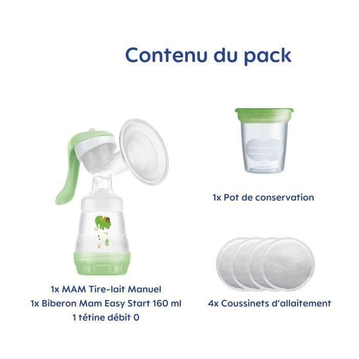 MAM Kit Extractor de Leche Manual y Kit de Lactancia Materna para Mamás – Solución Completa para una Lactancia Fácil y Cómoda 1 MAM Kit Extractor de Leche Manual y Kit de Lactancia Materna para Mamás – Solución Completa para una Lactancia Fácil y Cómoda 1