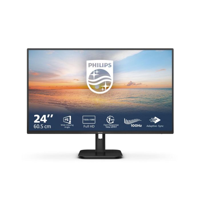 Monitor Profesional Philips 24E1N1100A 23.8"/ Full HD/ Multimedia/ Negro