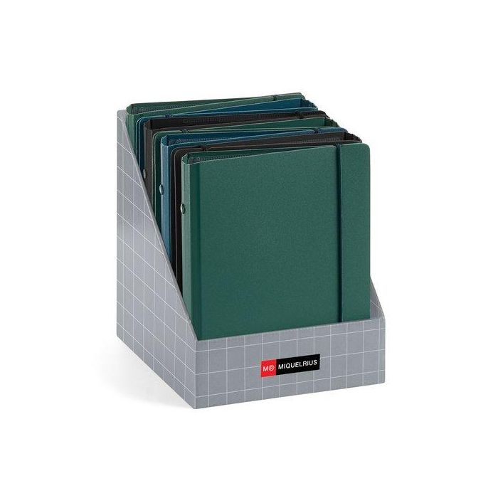 Agenda Anual (2026) Catalan Miquelrius Anillas Tapa Poliuretano Con Goma Activa 117X182 S/V Assortiment Expositor De 6