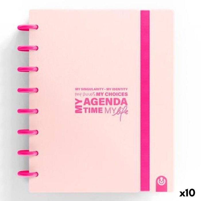 Agenda Carchivo My Agenda Time My Lfe Rosa A5 (10 Unidades)