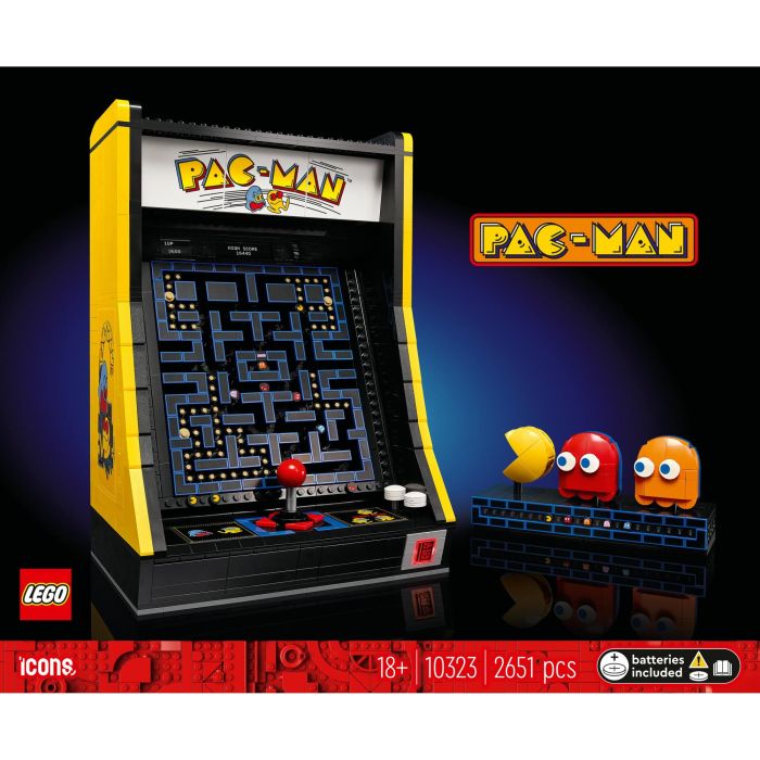 LEGO 10323 Icons PAC-MAN Juego Arcade, Maqueta para Construir para Adultos, Máquina de Juego con Personajes 7