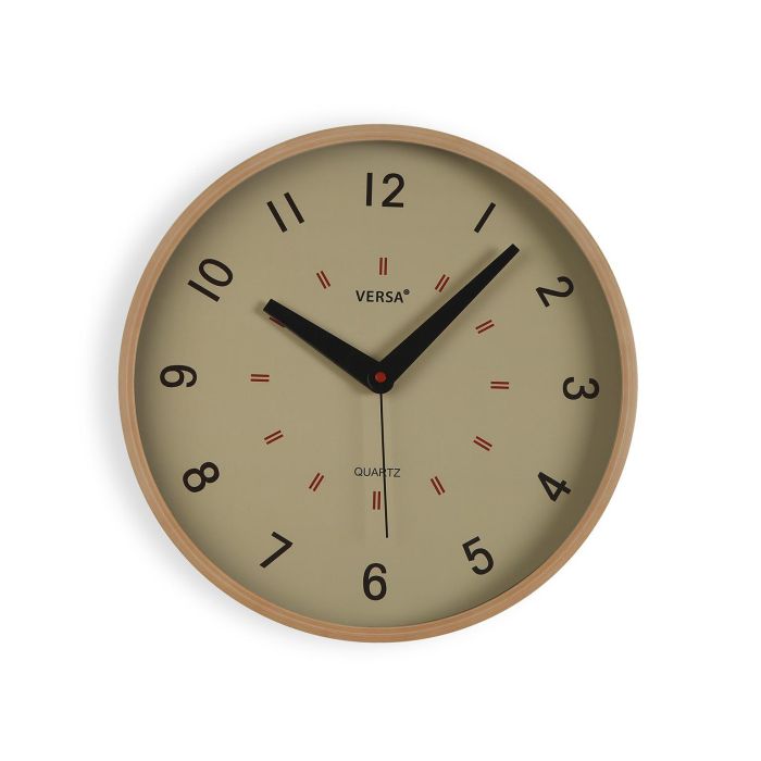 Reloj De Pared Beige 30Cm Versa (2 Unidades) Reloj De Pared Beige 30Cm Versa (2 Unidades)