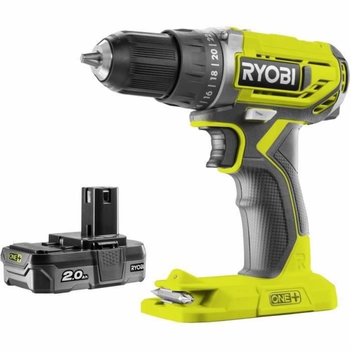 Ryobi R18DD2-220S Taladro Inalámbrico 18V con 2 Baterías 2.0AH