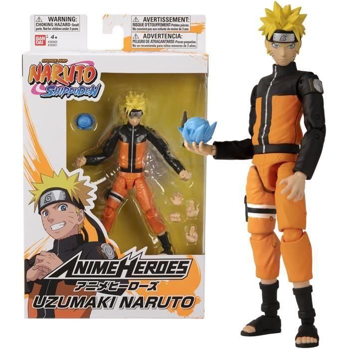 Bandai Naruto Dragon Ball Figura 36901 con 20 Puntos de Articulación y Alto Detalle +4 Años