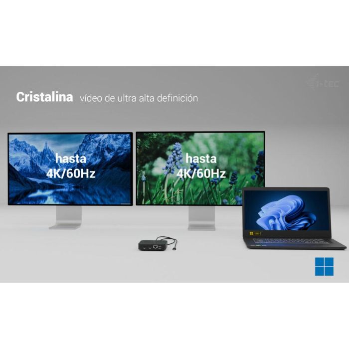 I-TEC DS USB-C Dual HDMI Hub con 2xHDMI, Gigabit LAN, 2xUSB-A 3.2, 2xUSB 2.0, 2xUSB-C y 100W Power Delivery 10 I-TEC DS USB-C Dual HDMI Hub con 2xHDMI, Gigabit LAN, 2xUSB-A 3.2, 2xUSB 2.0, 2xUSB-C y 100W Power Delivery 10