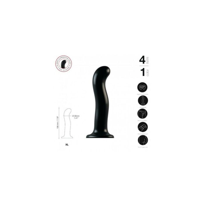 Dildo Strap-on-me POINT STIMULATOR Negro XL 5