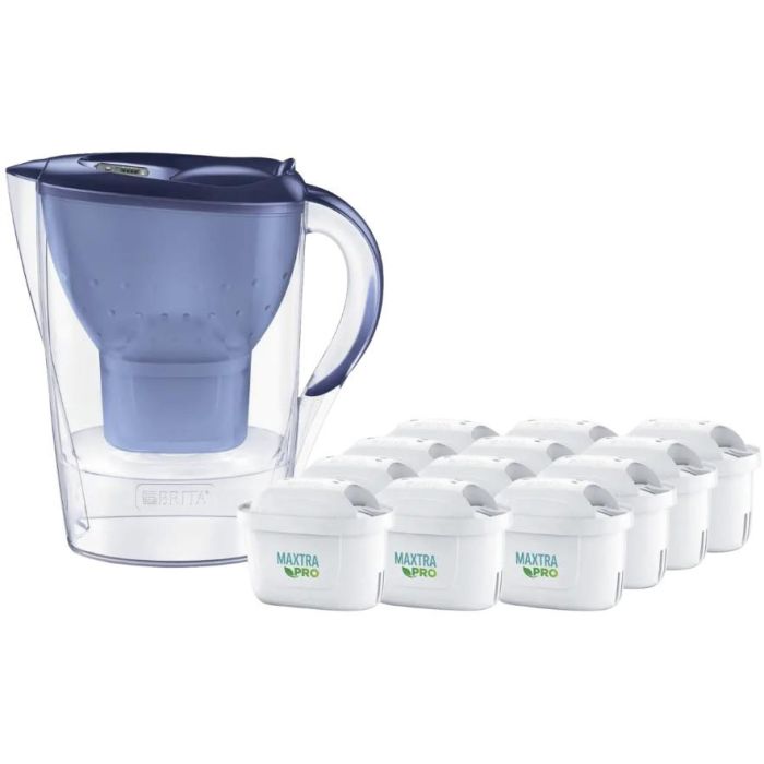 BRITA Tischwasserfilter Marella *blau* inkl. 12 Filter 1 BRITA Tischwasserfilter Marella *blau* inkl. 12 Filter 1
