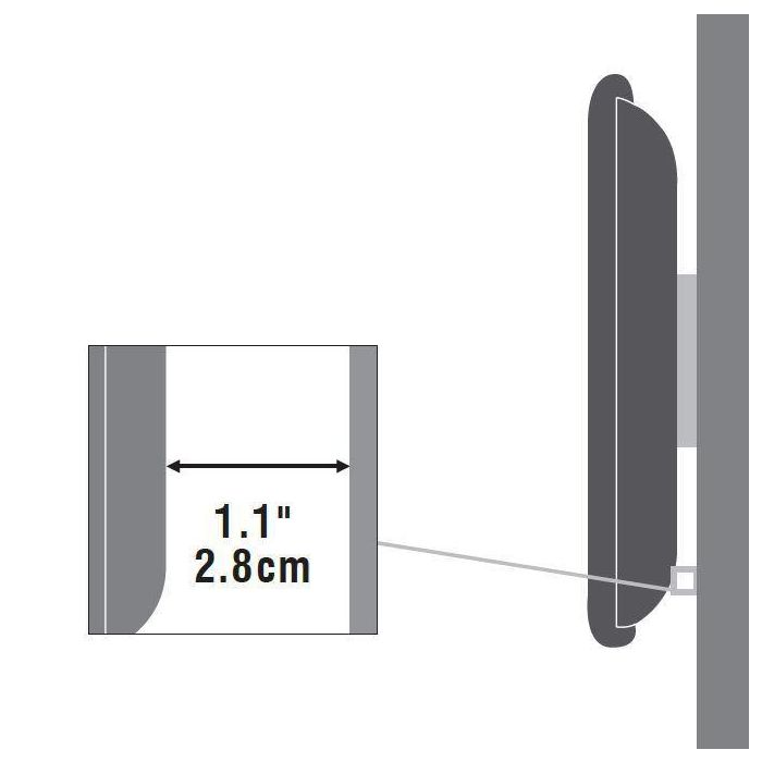 Vivolink Soporte de pared grande Pro, máx. 80 kg, hasta VESA 800 x 400 2