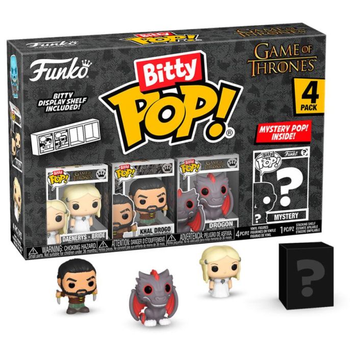 Blister 4 figuras Bitty POP Juego de Tronos Khaleesi 1 Blister 4 figuras Bitty POP Juego de Tronos Khaleesi 1